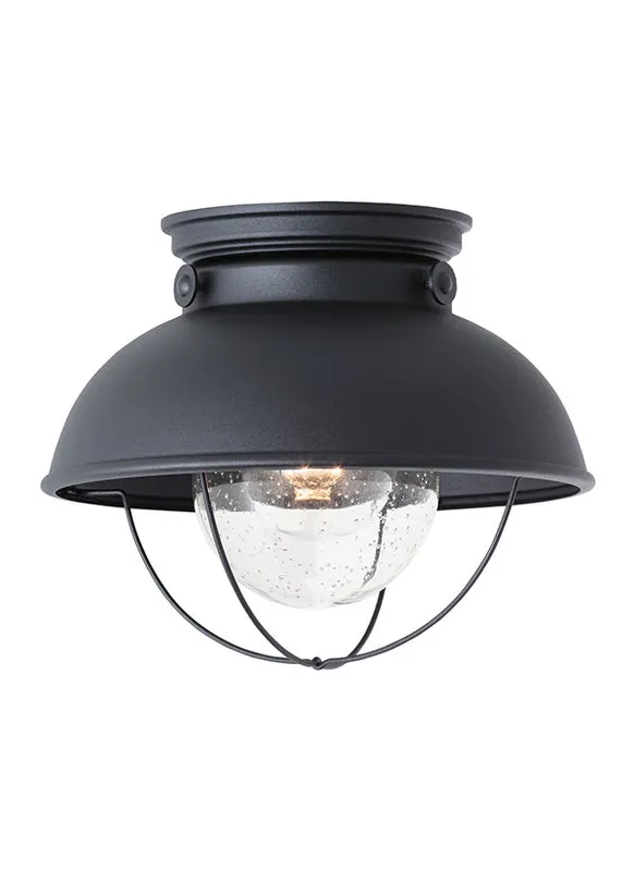 8869-12, One Light Outdoor Ceiling Flush Mount , Sebring Collection — Warehouse Lighting LED Post Top Lights  