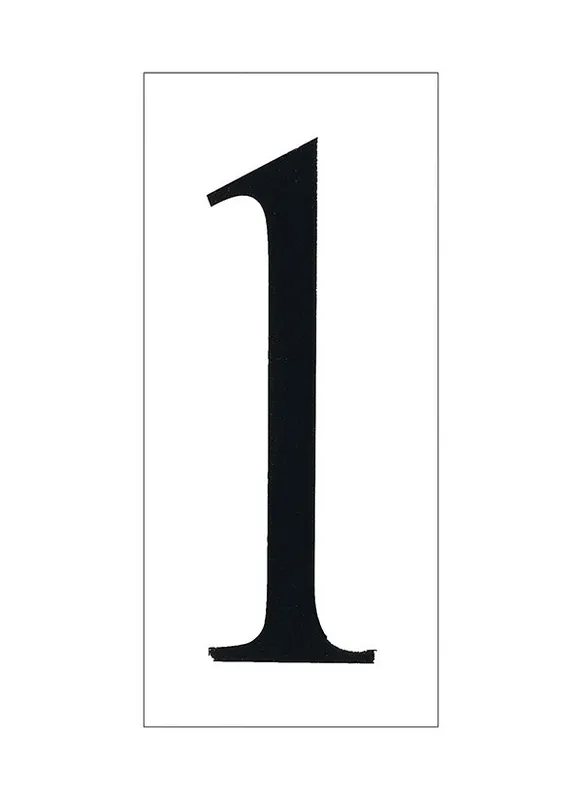 90611-68, ADDRESS NUMBER TILE , Address Light Collection — Warehouse Lighting LED Lighting Controls 4.5W 
