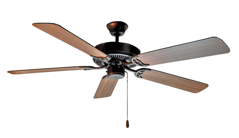 Basic-Max 52" Ceiling Fan Walnut/Pecan Blades — Warehouse Lighting LED Post Top Lights  