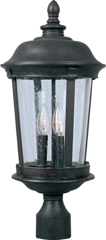 Dover VX 3-Light Outdoor Pole/Post Lantern — Warehouse Lighting LED Lighting Controls 10.0W 