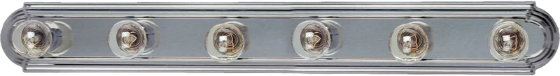 Essentials 6-Light Bath Vanity — Warehouse Lighting LED Wall Lights 10.0W 