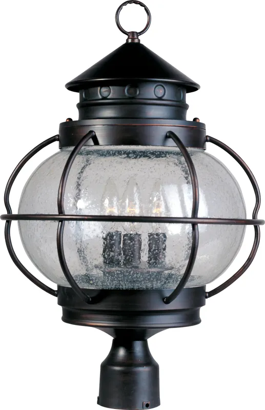 Portsmouth 3-Light Outdoor Pole/Post Lantern — Warehouse Lighting LED Lighting Controls 10.0W 