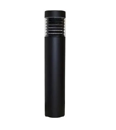 Premium LED Flat Top Bollard w/ Louvers, 2089 Lumens, 15W, 120-277V, Bronze, White or Black Finish — Warehouse Lighting LED Bollards & Pathway Lights 15.0W 4000K