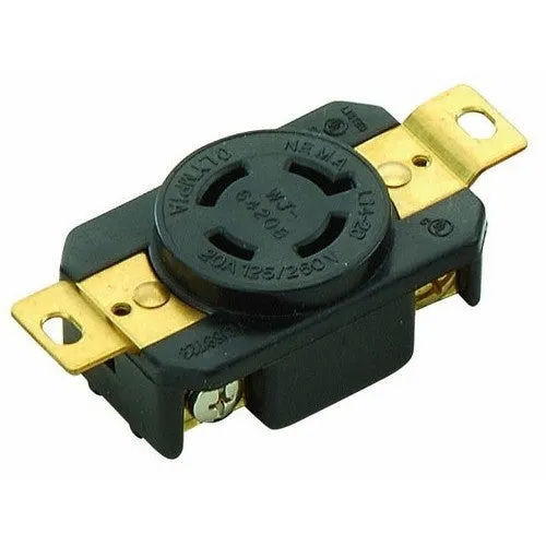 Locking Receptacles 3 Pole 4 Wire — Warehouse Lighting LED Landscape Lights  