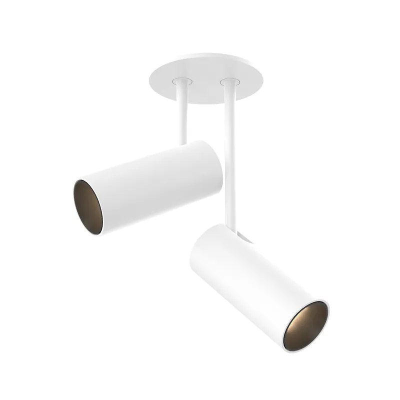 Downey 2-in 2-Head Semi-Flush Mount — Kuzco Lighting LED Post Top Lights  3000K