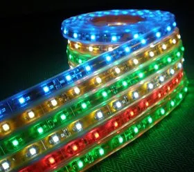 LED Waterproof Strip Light 12Volt DC RGB — Warehouse Lighting LED Linear Lights  3500K