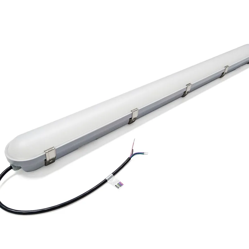 4ft LED Vapor Tight Fixture, 50W/40W/35W/30W/25W, Selectable Wattage & CCT, 6750 Lumens — Sunco Lighting LED Linear Lights 50.0W 3000K