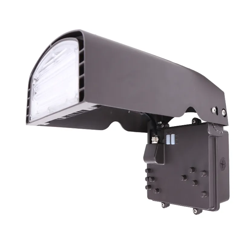 LED Slim Wall Pack, 40W/32W/24W/16W, Selectable Wattage & CCT, Adjustable, Dusk to Dawn Photocell 6200 Lumens — Sunco Lighting LED Wall Lights 40.0W 3000K