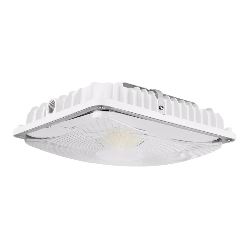LED Canopy Light, 110W/88W/66W/44W, White, Selectable Wattage & CCT,  17000 Lumens — Sunco Lighting LED Post Top Lights 110.0W 3000K