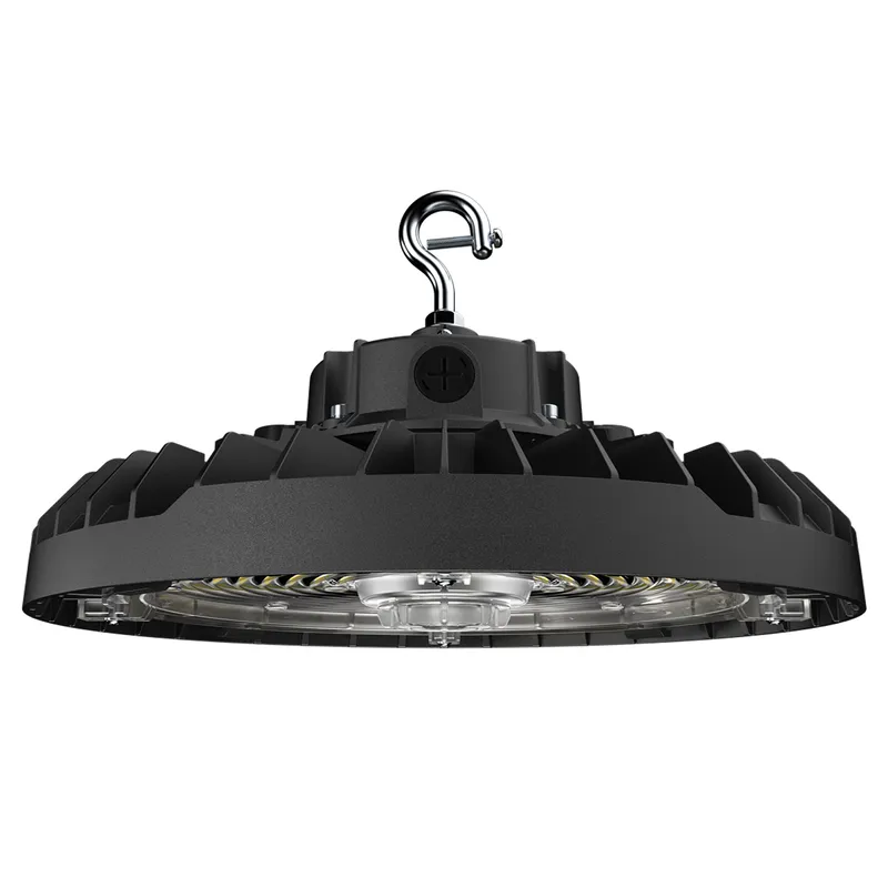 UFO High Bay LED Fixture, 240W/200W/150W, Selectable Wattage & CCT, 120-277V, 33600 Lumens — Sunco Lighting LED High Bay Lights 240.0W 3000K