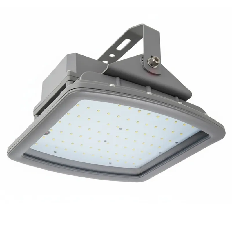 Explosion Proof LED Flood Light, Yoke Mount, 100W, Hazardous Locations, 13000 Lumens — Sunco Lighting LED Flood Lights 100.0W 5000K