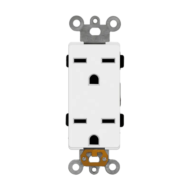 Enerlites Industrial Grade Heavy Duty 15A Decorator Receptacle, 6-15R — Sunco Lighting LED Landscape Lights  