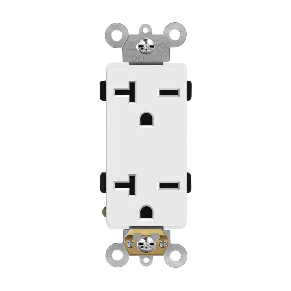 Enerlites Industrial Grade Heavy Duty 20A Decorator Receptacle, 6-20R — Sunco Lighting LED Landscape Lights  