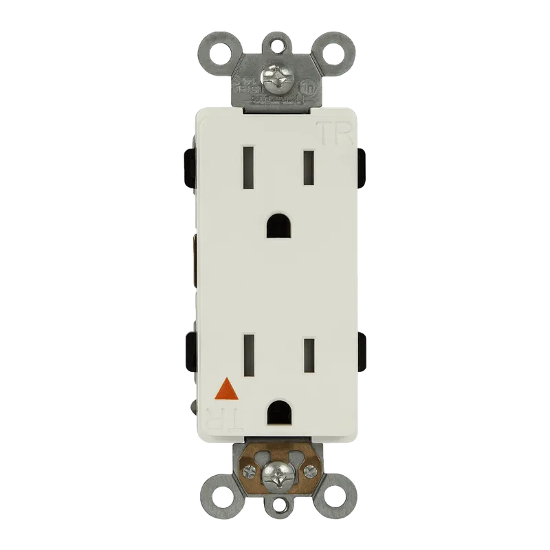 Enerlites Isolated Ground 15A Tamper-Resistant Decorator Receptacle, 5-15R — Sunco Lighting LED Landscape Lights  