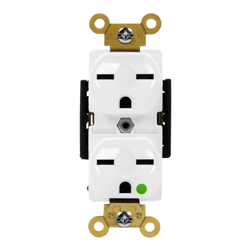 Enerlites Hospital Grade 15A Duplex Receptacle, 6-15R — Sunco Lighting LED Landscape Lights  