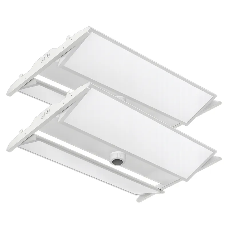 LED Rotatable Linear High Bay, 4ft, 300W/255W/225W/200W/165W, Selectable Wattage & CCT, 50400 Lumens — Sunco Lighting LED Linear Lights 300.0W 3000K
