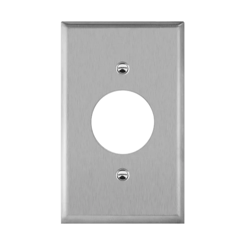 Enerlites Single Receptacle One-Gang Metal Wall Plate — Sunco Lighting LED Landscape Lights  