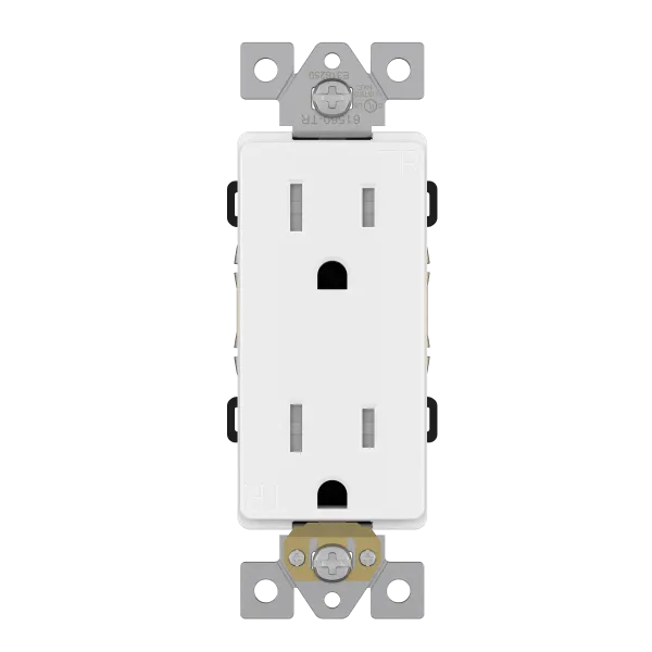 Enerlites Commercial Grade 15A Decorator Tamper Resistant Receptacle, 5-15R — Sunco Lighting LED Landscape Lights  