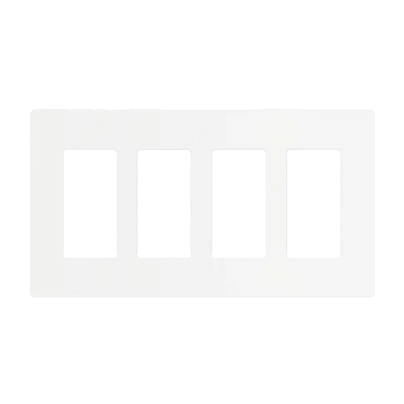 Enerlites Screwless Decorator/GFCI Four-Gang Wall Plate — Sunco Lighting LED Landscape Lights  