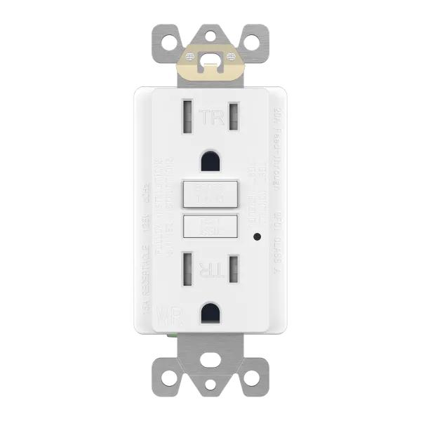 Enerlites 15A GFCI Tamper Weather-Resistant Outlet, Self Testing, Self Grounding with LED Indicator Light — Sunco Lighting LED Landscape Lights  
