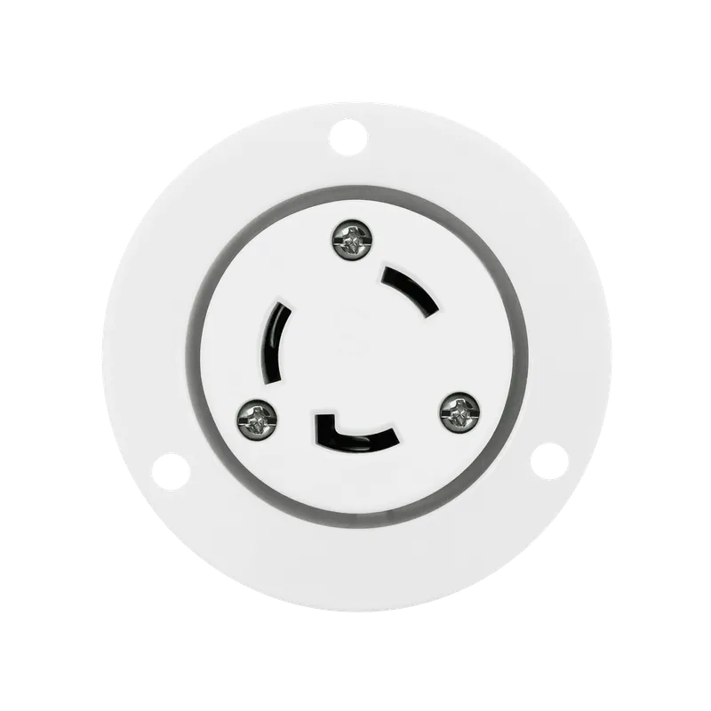 Enerlites Locking Flanged Outlet, 30A, L6-30RFO — Sunco Lighting LED Landscape Lights  