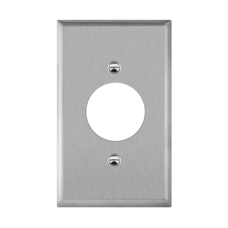 Enerlites Locking Device Receptacle Stainless Steel Wall Plate — Sunco Lighting LED Landscape Lights  