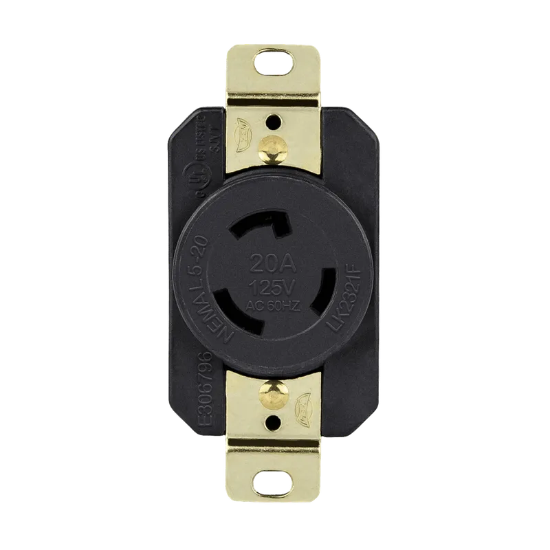 Enerlites Industrial Grade Locking Receptacle, 20A, L5-20R — Sunco Lighting LED Landscape Lights  