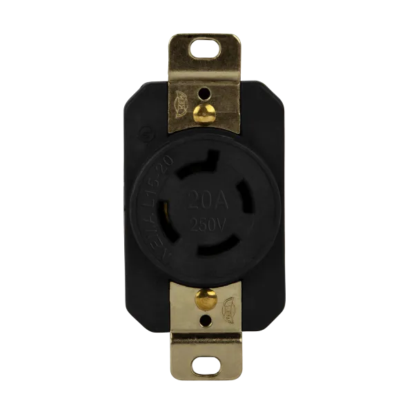 Enerlites Industrial Grade Locking Receptacle, 20A, L15-20R — Sunco Lighting LED Landscape Lights  