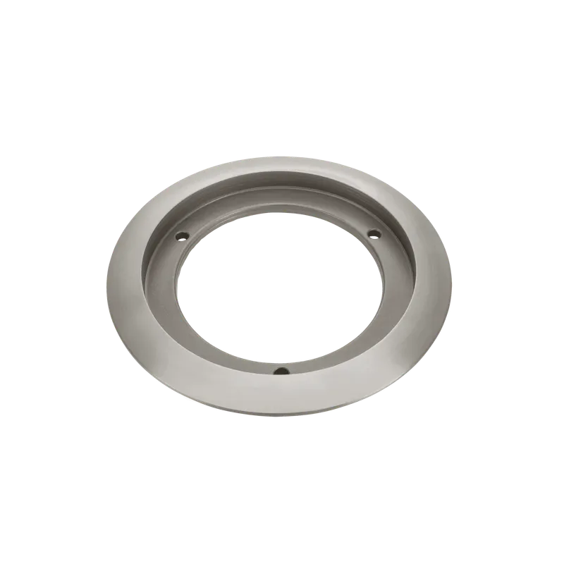 Enerlites 5-1/4” Dia. Nickel Round Flange — Sunco Lighting LED Landscape Lights  