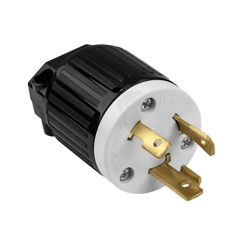 Enerlites Industrial Grade Locking Plug, 30A, L6-30P — Sunco Lighting LED Landscape Lights  