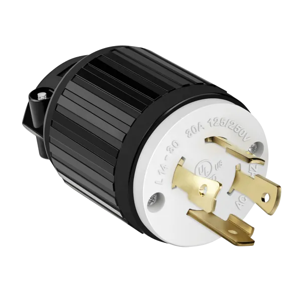 Enerlites Industrial Grade Locking Plug, 30A, L14-30P — Sunco Lighting LED Landscape Lights  