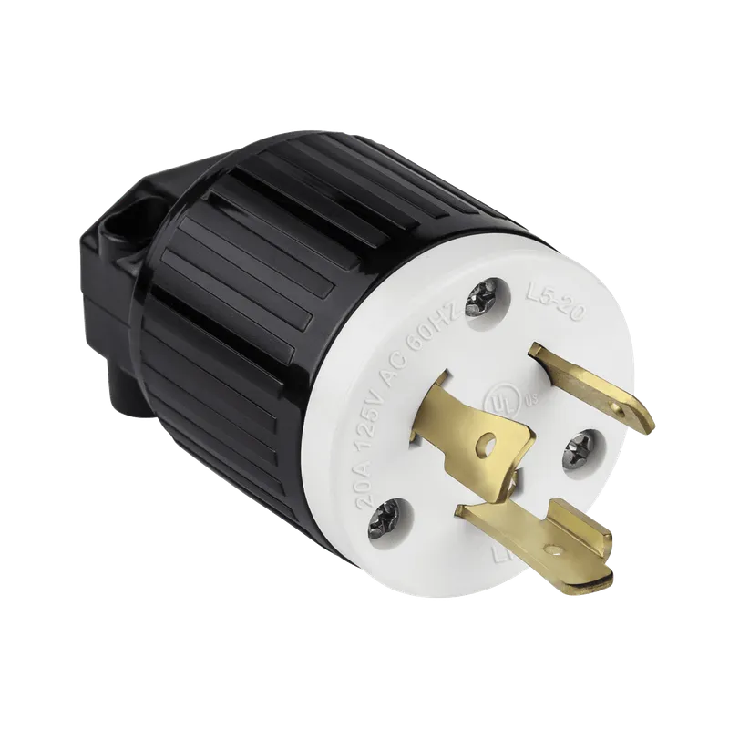 Enerlites Industrial Grade Locking Plug, 20A, L5-20P — Sunco Lighting LED Landscape Lights  
