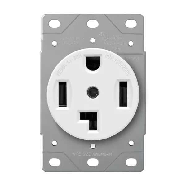 Enerlites Industrial Grade Flush Mount Receptacle NEMA 14-30R — Sunco Lighting LED Post Top Lights  