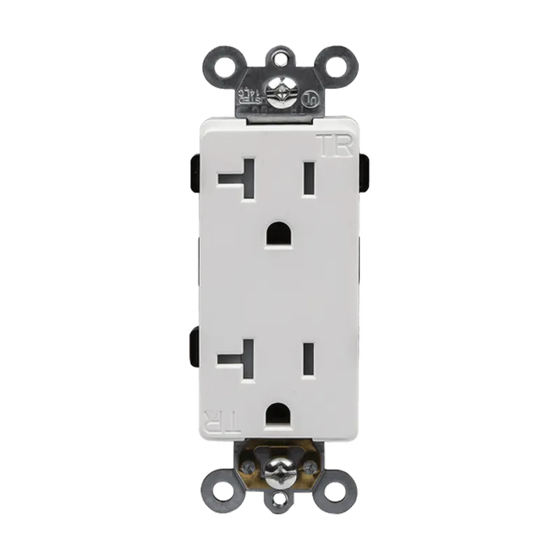 Enerlites Commercial Grade 20A Decorator Tamper Resistant Receptacle, 5-20R — Sunco Lighting LED Landscape Lights  