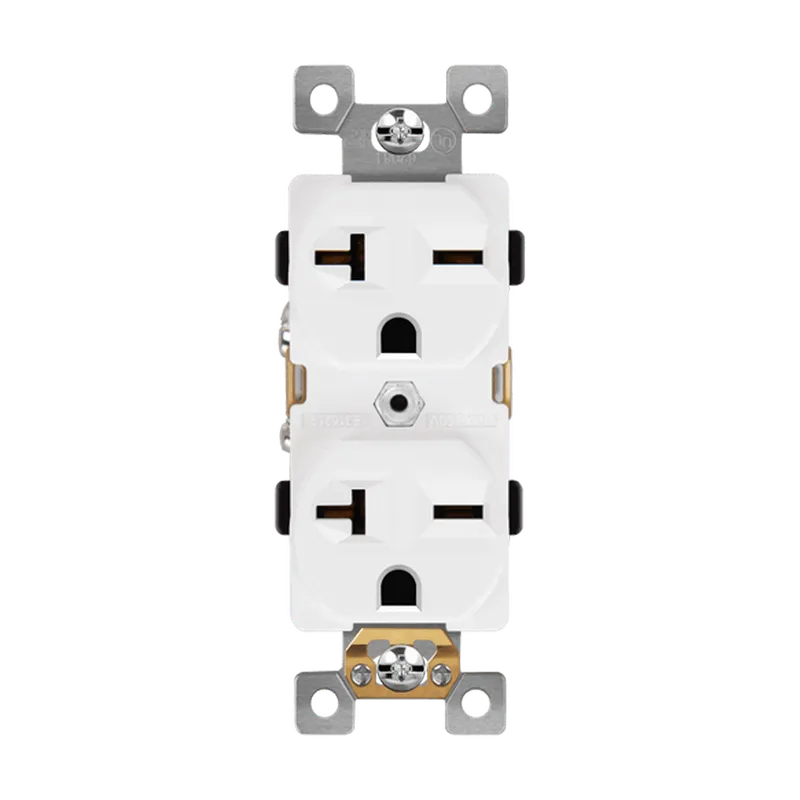 Enerlites Industrial Grade Heavy Duty 20A Duplex Receptacle, 6-20R — Sunco Lighting LED Landscape Lights  