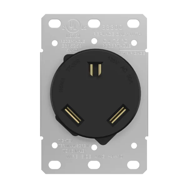 Enerlites Industrial Grade Flush Mount Receptacle, 30A, TT-30R — Sunco Lighting LED Post Top Lights  