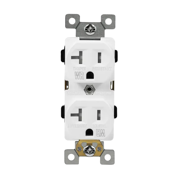 Enerlites Commercial Grade 20A Tamper and Weather Resistant Duplex Receptacle, 5-20R — Sunco Lighting LED Landscape Lights  