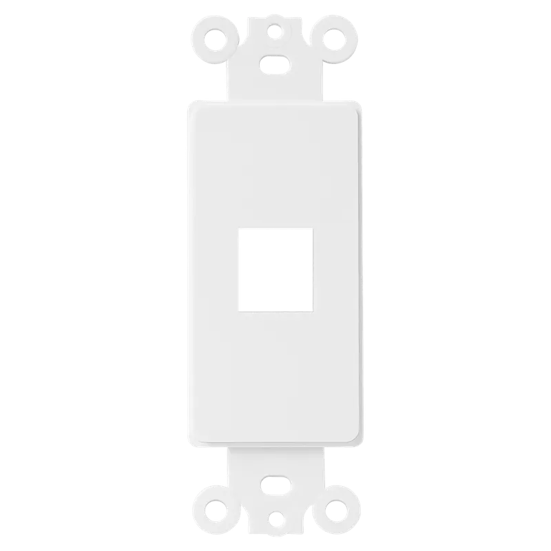 Enerlites 1-Port Decorator Data Wall Plate Insert — Sunco Lighting LED Landscape Lights  