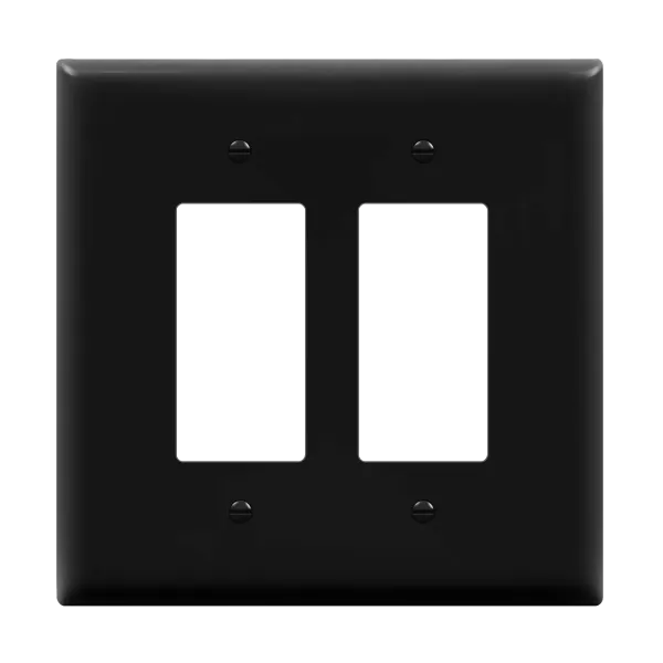 Enerlites Decorator/GFCI Two-Gang Wall Plate, Over-Size — Sunco Lighting LED Landscape Lights  