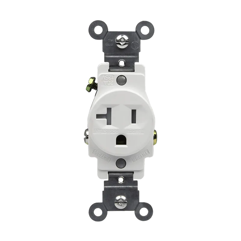 Enerlites Commercial Grade 20A Single Receptacle, 5-20R — Sunco Lighting LED Landscape Lights  