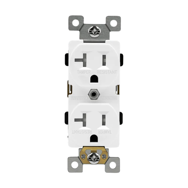 Enerlites Commercial Grade 20A Tamper-Resistant Duplex Receptacle, 5-20R — Sunco Lighting LED Landscape Lights  