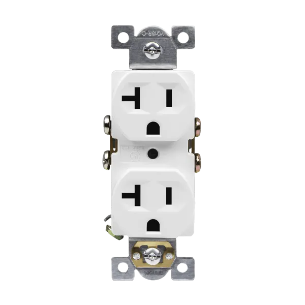 Enerlites Commercial Grade 20A Duplex Receptacle — Sunco Lighting LED Landscape Lights  