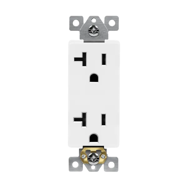 Enerlites Commercial Grade 20A Decorator Receptacle, 5-20R — Sunco Lighting LED Landscape Lights  