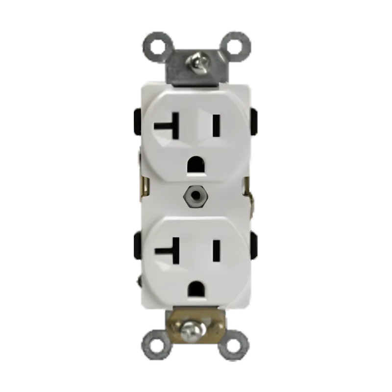 Enerlites Industrial Grade Heavy Duty 20A Duplex Receptacle, 5-20R — Sunco Lighting LED Landscape Lights  