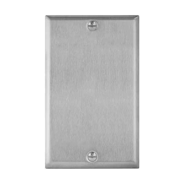 Enerlites Blank Cover One-Gang Metal Wall Plate – Mid-Size — Sunco Lighting LED Landscape Lights  