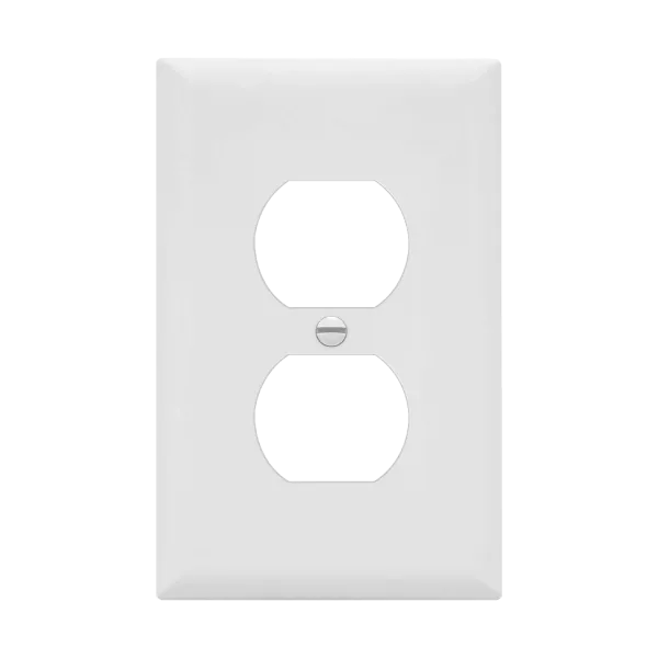 Enerlites Duplex Receptacle One-Gang Wall Plate, Mid-Size — Sunco Lighting LED Landscape Lights  
