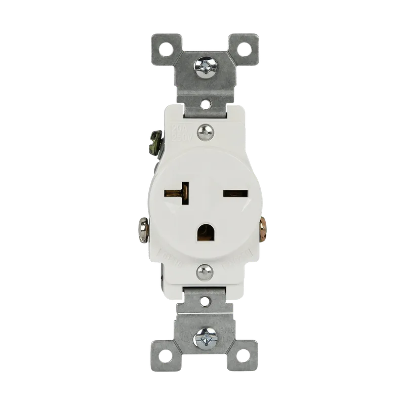 Enerlites Commercial Grade 20A Single Receptacle, 6-20R — Sunco Lighting LED Landscape Lights  
