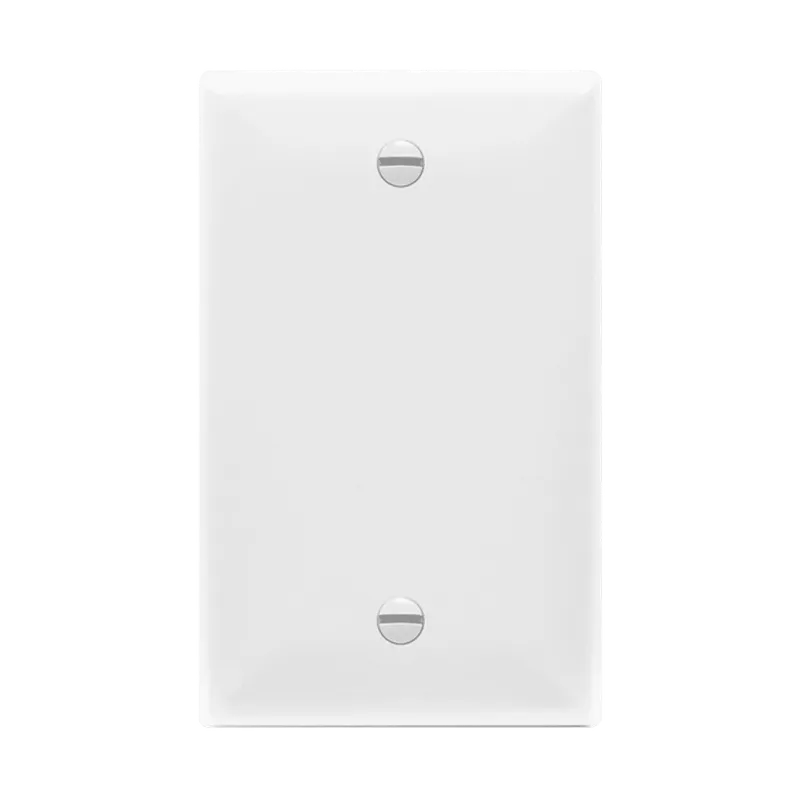 Enerlites Blank Cover One-Gang Wall Plate, Mid-Size — Sunco Lighting LED Landscape Lights  