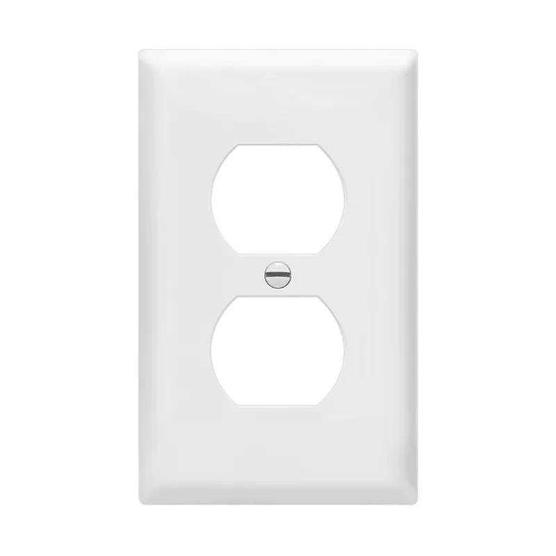 Enerlites Duplex Receptacle One-Gang Wall Plate — Sunco Lighting LED Landscape Lights  