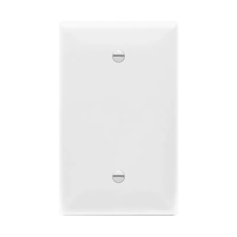 Enerlites Blank Cover One-Gang Wall Plate, Oversize — Sunco Lighting LED Landscape Lights  